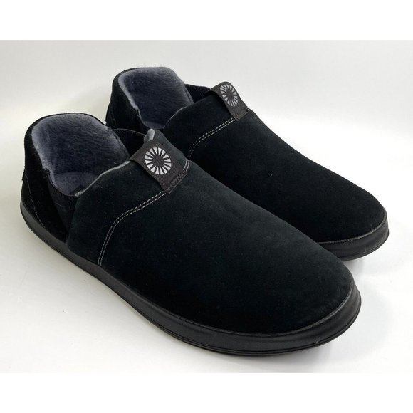 Ugg Men's 1017266 Hanz Black Ankle-High Suede Slipper Pull on  9M EUR 42 - Picture 4 of 10